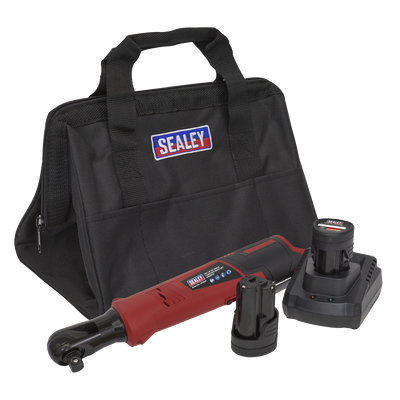 SV12 Series 1/2"Sq Drive Cordless Ratchet Wrench Kit 12V 2Ah (CP1209KIT) (Factory Refurbished B)