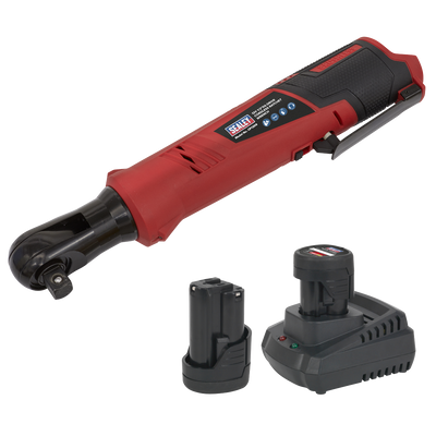 SV12 Series 1/2"Sq Drive Cordless Ratchet Wrench Kit 12V 2Ah (CP1209KIT) (Factory Refurbished B)