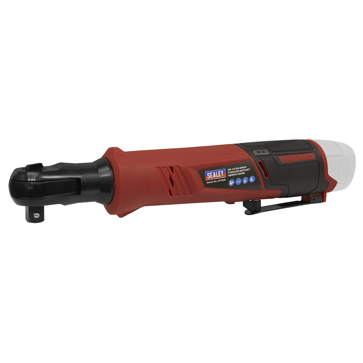 SV12 Series 1/2"Sq Drive Cordless Ratchet Wrench Kit 12V 2Ah (CP1209KIT) (Factory Refurbished B)