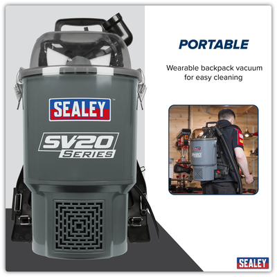 SV20 Series Backpack Vacuum Cleaner Kit 40V (CP40VBVKIT) (Factory Refurbished B)