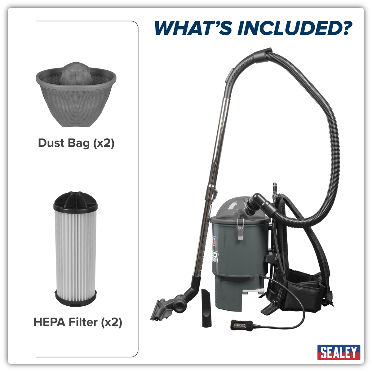 SV20 Series Backpack Vacuum Cleaner Kit 40V (CP40VBVKIT) (Factory Refurbished B)