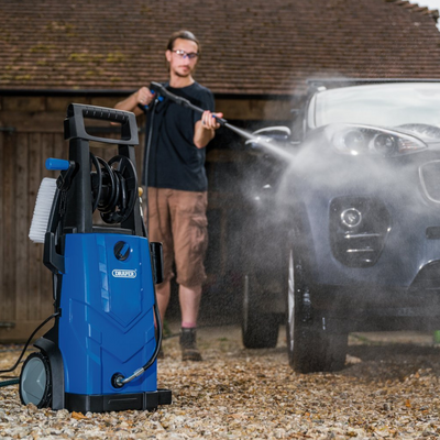 Draper Pressure Washer with Total Stop, 165bar, 2200W (98677)