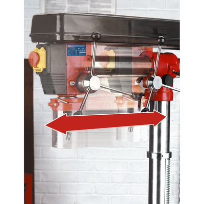 Floor Radial Pillar Drill 1620mm, 5-Speed, 550W (GDM1630FR) (Factory Refurbished B)