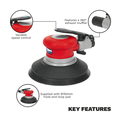 Generation Air Palm Random Orbital Sander 150mm (Factory Refurbished A)