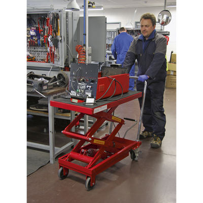 Hydraulic Scissor Lift Platform Table 300kg Capacity (Factory Refurbished B)