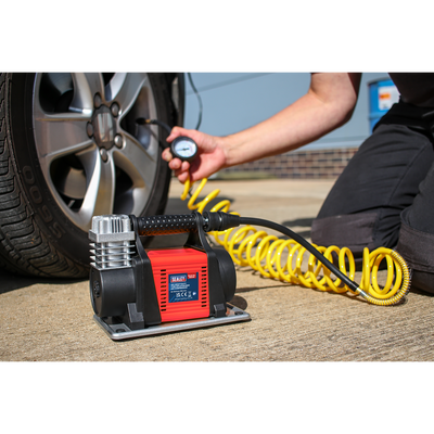 Heavy-Duty Tyre Inflator/Mini Air Compressor 12V (Factory Refurbished A)