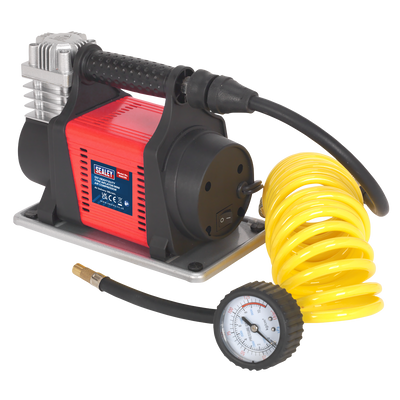 Heavy-Duty Tyre Inflator/Mini Air Compressor 12V (Factory Refurbished A)