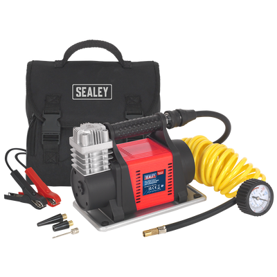 Heavy-Duty Tyre Inflator/Mini Air Compressor 12V (Factory Refurbished A)