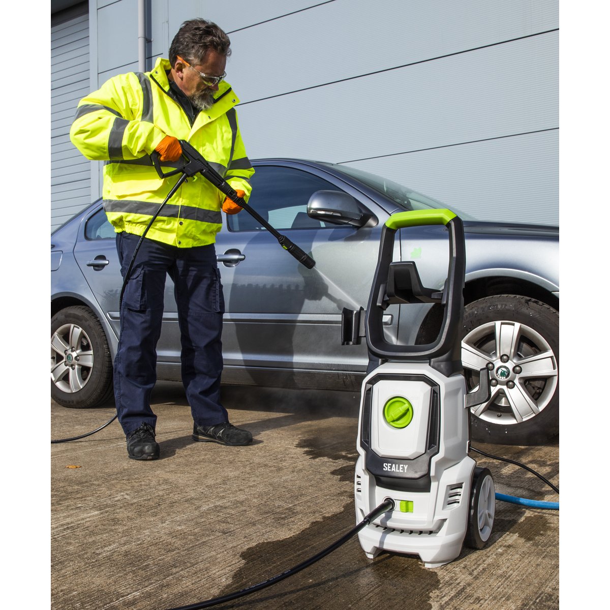 Pressure Washer with TSS & Rotablast® Nozzle, 130bar, 1600W (PW1860) (Factory Refurbished A)