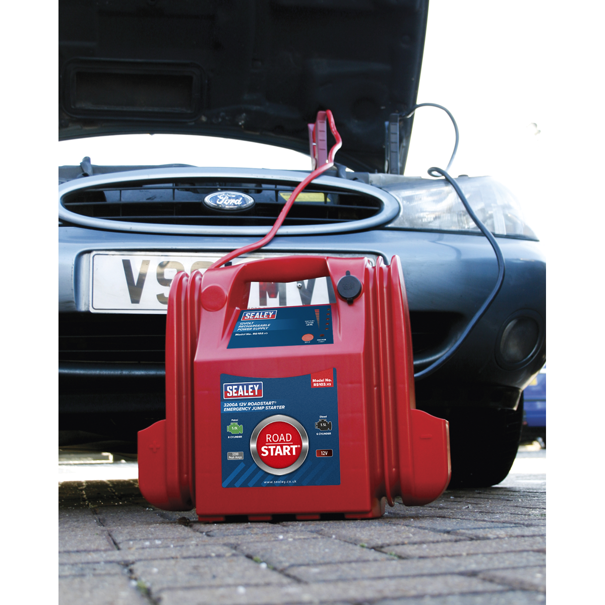 RoadStart® 12V Emergency Jump Starter, 3200A (RS103) (Factory Refurbished C)