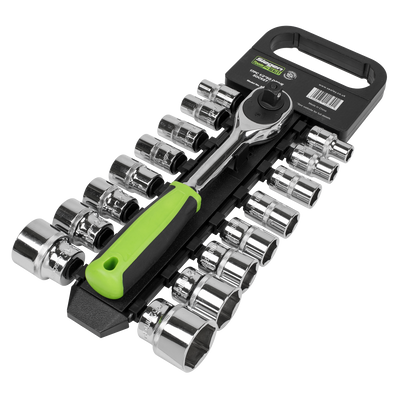 Siegen Socket Set 1/2in Sq Drive 17pc (S01245) (Factory Refurbished A)