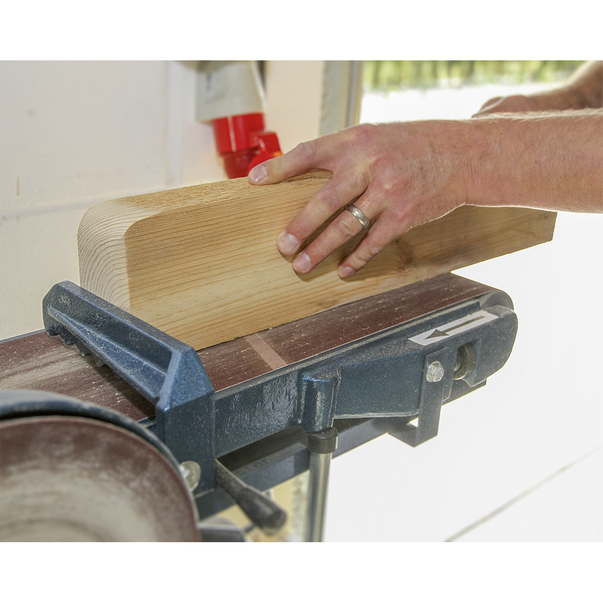 Floor Standing 1220 x 150mm Belt/230mm Disc Sander (Factory Refurbished B)