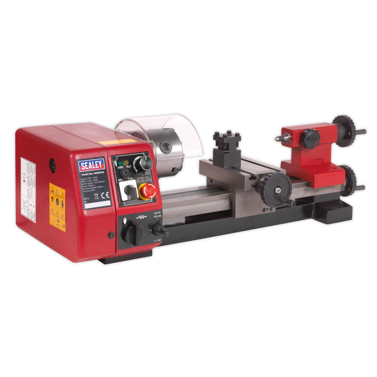 Metalworking Mini Lathe 250mm (SM2503A) (Factory Refurbished C)