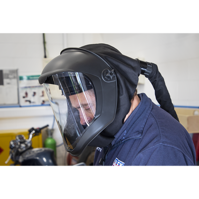 Worksafe® Deluxe Face Shield with Powered Air Purifying Respirator (PAPR) (SSP80PAPR) (Factory Refurbished A)