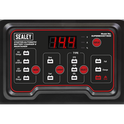 6/12V Automatic Battery Charger & Maintainer/Starter, 150/15A (SUPERBOOST150D) (Factory Refurbished C)