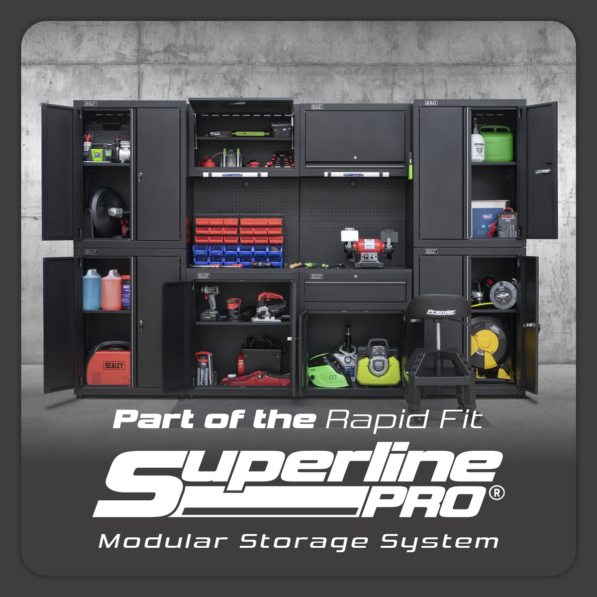 Superline PRO® Rapid-Fit Modular Wall & Base Cabinet with Drawer (Factory Refurbished B)