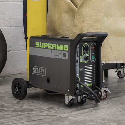Professional Gas/Gasless MIG Welder, 150A (SUPERMIG150) (Factory Refurbished B)