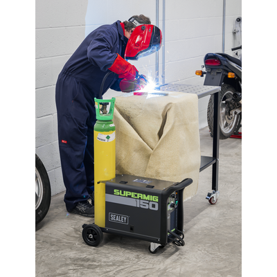 Professional Gas/Gasless MIG Welder, 150A (SUPERMIG150) (Factory Refurbished B)