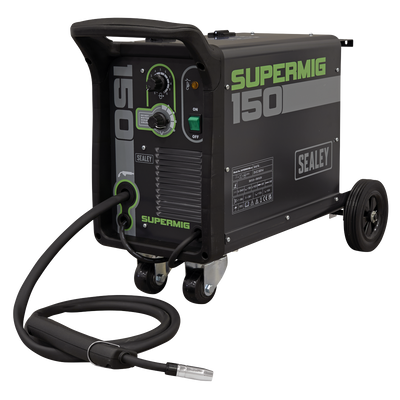 Professional Gas/Gasless MIG Welder, 150A (SUPERMIG150) (Factory Refurbished B)
