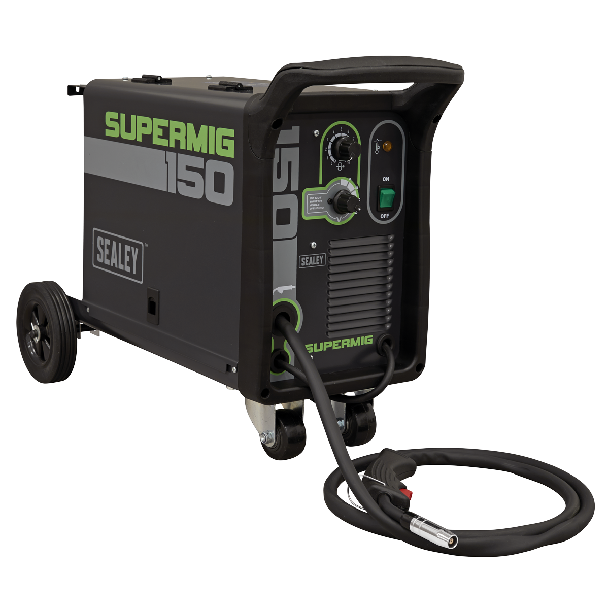 Professional Gas/Gasless MIG Welder, 150A (SUPERMIG150) (Factory Refurbished B)
