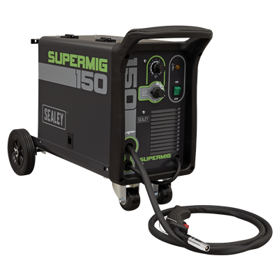 Professional Gas/Gasless MIG Welder, 150A (SUPERMIG150) (Factory Refurbished B)