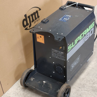Professional Gas/Gasless MIG Welder with Euro Torch, 180A (SUPERMIG180) (Factory Refurbished D)