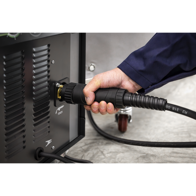 Professional Gas/Gasless MIG Welder with Euro Torch, 180A (SUPERMIG180) (Factory Refurbished D)