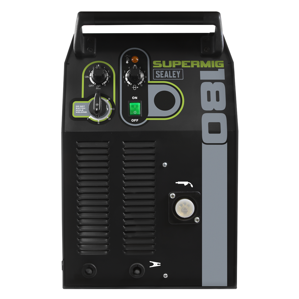 Professional Gas/Gasless MIG Welder with Euro Torch, 180A (SUPERMIG180) (Factory Refurbished C)