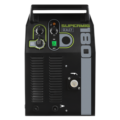 Professional Gas/Gasless MIG Welder with Euro Torch, 180A (SUPERMIG180) (Factory Refurbished C)