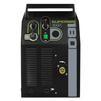 Professional Gas/Gasless MIG Welder with Euro Torch, 180A (SUPERMIG180) (Factory Refurbished C)