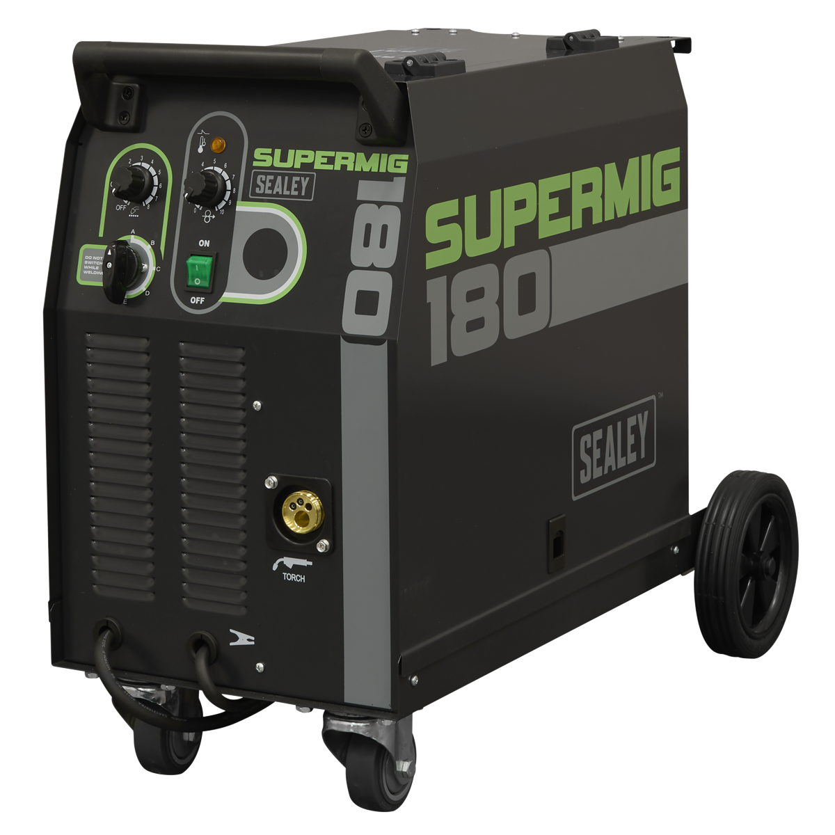 Professional Gas/Gasless MIG Welder with Euro Torch, 180A (SUPERMIG180) (Factory Refurbished D)