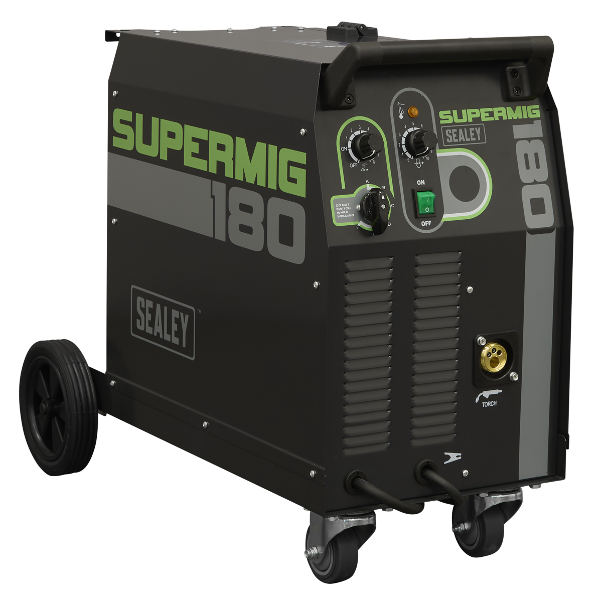 Professional Gas/Gasless MIG Welder with Euro Torch, 180A (SUPERMIG180) (Factory Refurbished D)