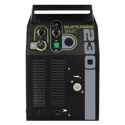 Professional Gas/Gasless MIG Welder with Euro Torch, 230A (SUPERMIG230) (Factory Refurbished B)