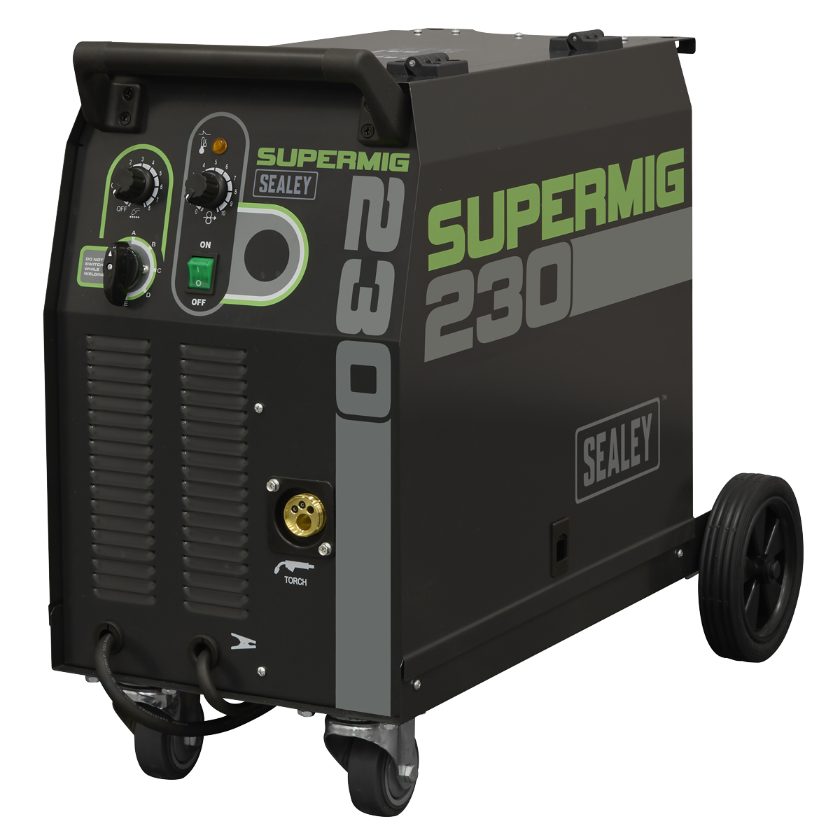 Professional Gas/Gasless MIG Welder with Euro Torch, 230A (SUPERMIG230) (Factory Refurbished B)