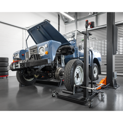 Viking Quick Lift Wheel Removal/Lifter Trolley, 50kg Capacity (WD50QLS) (Factory Refurbished B)