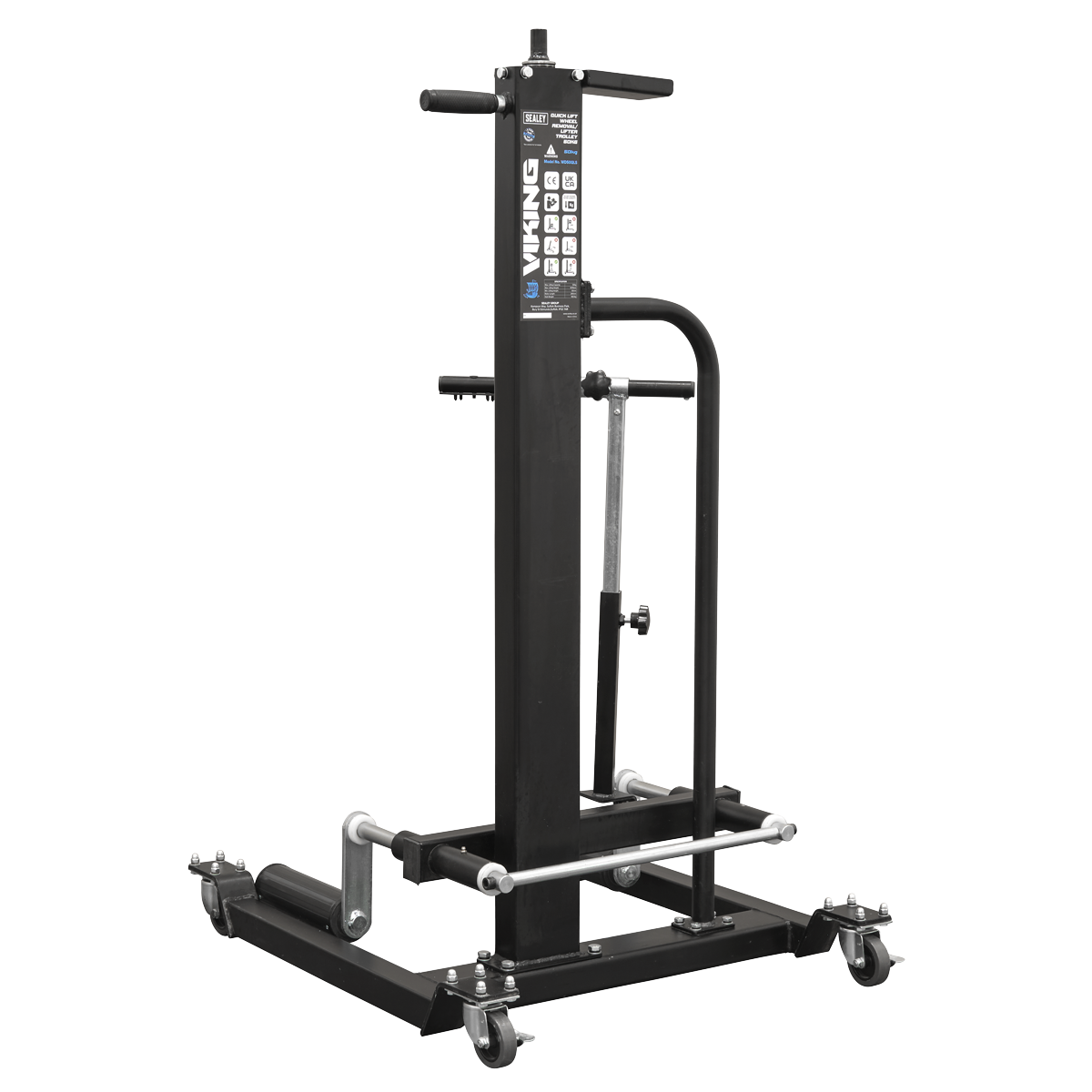 Viking Quick Lift Wheel Removal/Lifter Trolley, 50kg Capacity (WD50QLS) (Factory Refurbished B)