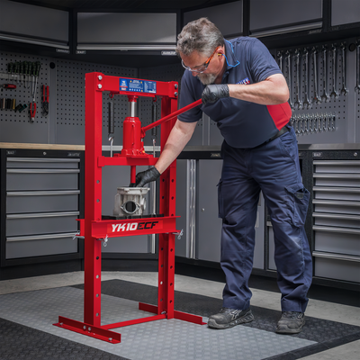 Hydraulic Floor Type Press 10 Tonne (Factory Refurbished A)