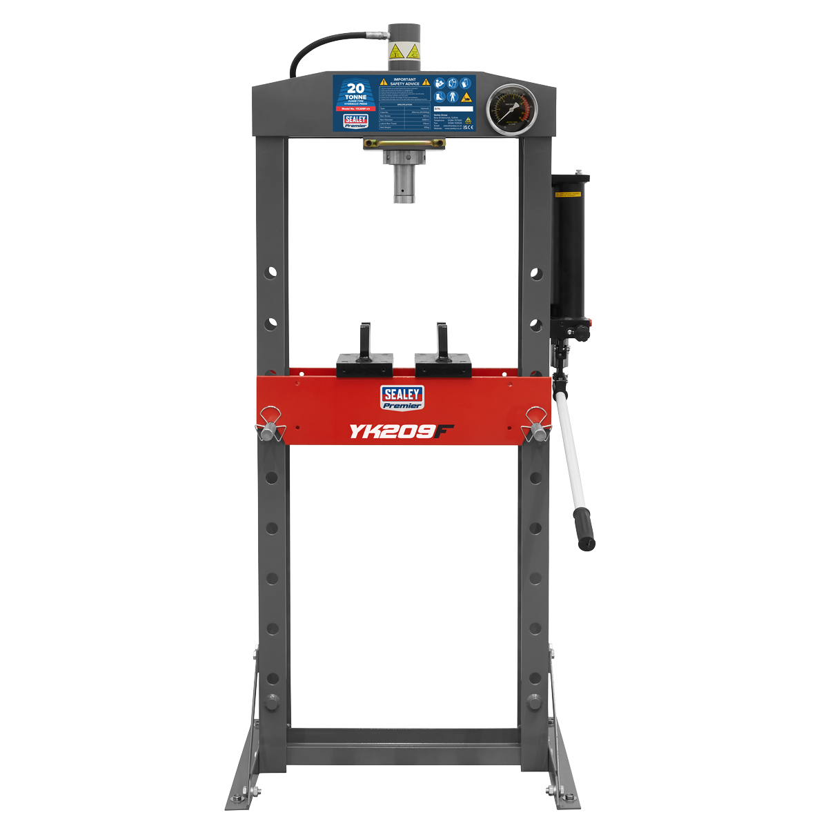 Premier Hydraulic Floor Type Press 20 Tonne (Factory Refurbished B)