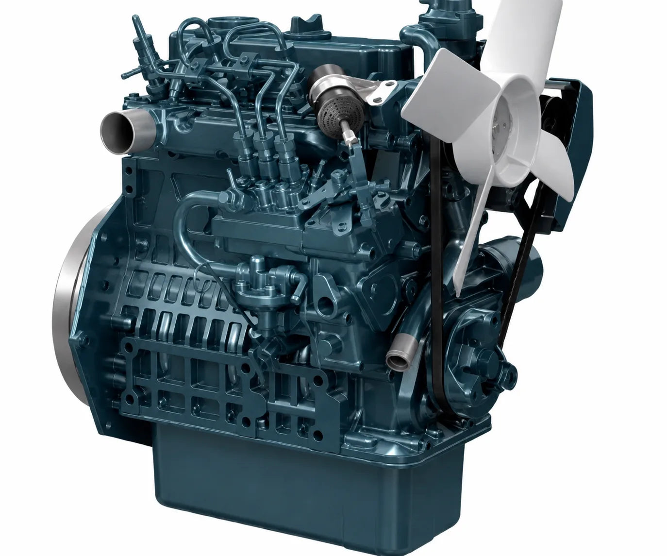 Kubota D902 diesel engine on TYPHON TERROR XVIII mini excavator
